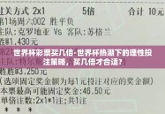 世界杯彩票买几倍-世界杯热潮下的理性投注策略，买几倍才合适？
