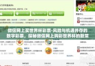 微信网上买世界杯彩票-风险与机遇并存的数字彩票，探秘微信网上购彩世界杯的新常态