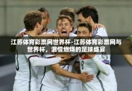 江苏体育彩票网世界杯-江苏体育彩票网与世界杯，激情燃烧的足球盛宴