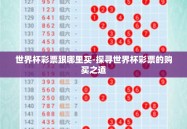 世界杯彩票跟哪里买-探寻世界杯彩票的购买之道