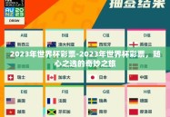 2023年世界杯彩票-2023年世界杯彩票，随心之选的奇妙之旅