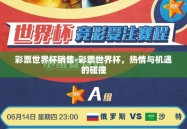 彩票世界杯销售-彩票世界杯，热情与机遇的碰撞