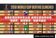 体育彩票世界杯怎么赔-体育彩票世界杯赔率解析，解密概率、策略与趣谈