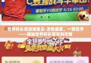 世界杯彩票跟哪里买-激情盛宴，一票在手——揭秘世界杯彩票采购攻略