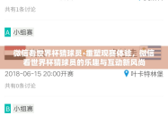 微信看世界杯猜球员-重塑观赛体验，微信看世界杯猜球员的乐趣与互动新风尚