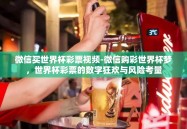 微信买世界杯彩票视频-微信购彩世界杯梦，世界杯彩票的数字狂欢与风险考量