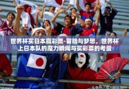 世界杯买日本赢彩票-冒险与梦想，世界杯上日本队的魔力瞬间与买彩票的考量