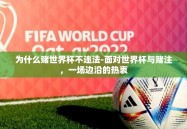 为什么赌世界杯不违法-面对世界杯与赌注，一场边沿的热衷