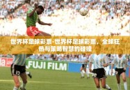 世界杯足球彩票-世界杯足球彩票，全球狂热与策略智慧的碰撞