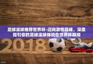 足球滚球推荐世界杯-迈向激情巅峰，深度指引你的足球滚球体验在世界杯期间
