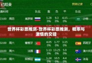 世界杯彩票推测-世界杯彩票推测，概率与激情的交错