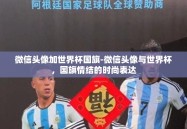 微信头像加世界杯国旗-微信头像与世界杯，国旗情结的时尚表达