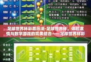 足球世界杯彩票玩法-足球世界杯，体验激情与数字游戏的完美结合——足球世界杯彩票玩法的深度探索