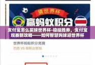 支付宝怎么买球世界杯-稳操胜券，支付宝观赛新攻略——如何智慧购球迎世界杯