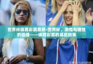 世界杯体育彩票意思-世界杯，激情与理性的碰撞——体育彩票的幕后故事