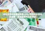 现在世界杯在哪买彩票-2022世界杯彩票购买指南，合法渠道与注意事项