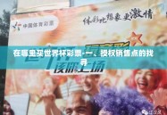 在哪里买世界杯彩票-一、授权销售点的找寻