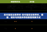 支付宝投注世界杯-支付宝投注世界杯，便捷、娱乐与风险并存的新型观赛方式