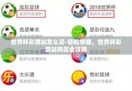 世界杯彩票站怎么买-轻松掌握，世界杯彩票站购买全攻略