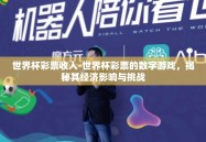 世界杯彩票收入-世界杯彩票的数字游戏，揭秘其经济影响与挑战