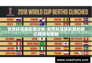 世界杯足球彩票分析-世界杯足球彩票的精心预测与策略