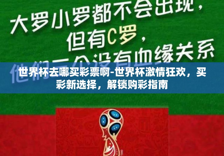世界杯去哪买彩票啊-世界杯激情狂欢,买彩新选择,解锁购彩指南 世界杯去哪买彩票啊-世界杯激情狂欢,买彩新选择,解锁购彩指南