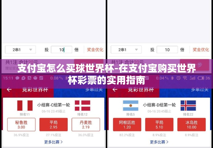 支付宝怎么买球世界杯-在支付宝购买世界杯彩票的实用指南