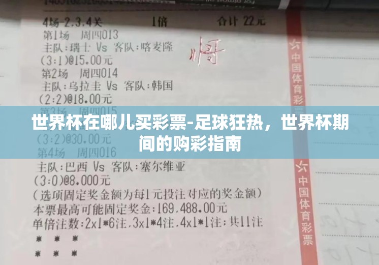 世界杯在哪儿买彩票-足球狂热，世界杯期间的购彩指南