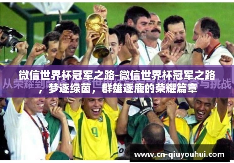 微信世界杯冠军之路-微信世界杯冠军之路，梦逐绿茵，群雄逐鹿的荣耀篇章