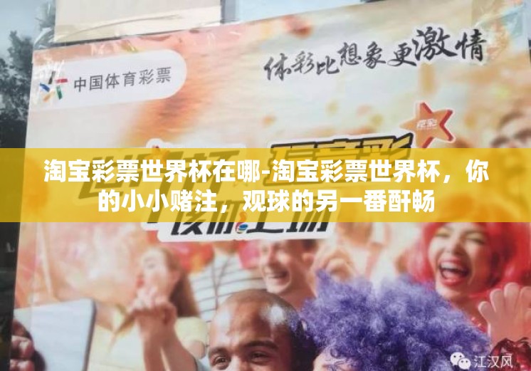 淘宝彩票世界杯在哪-淘宝彩票世界杯,你的小小赌注,观球的另一番酐畅 淘宝彩票世界杯在哪-淘宝彩票世界杯,你的小小赌注,观球的另一番酐畅