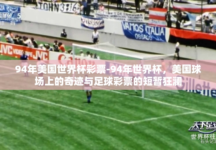 94年美国世界杯彩票-94年世界杯，美国球场上的奇迹与足球彩票的短暂狂澜
