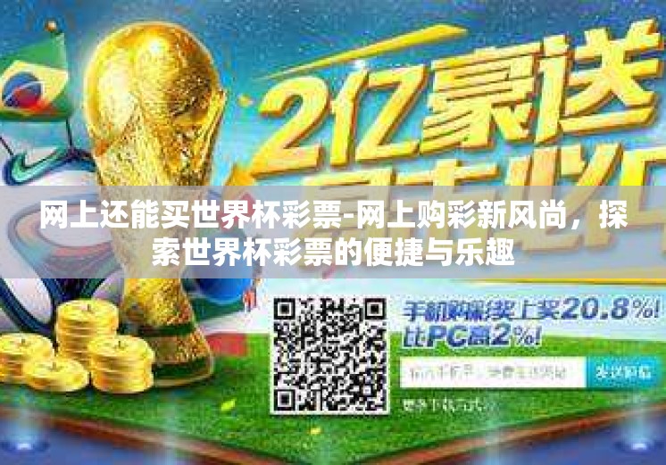 网上还能买世界杯彩票-网上购彩新风尚，探索世界杯彩票的便捷与乐趣