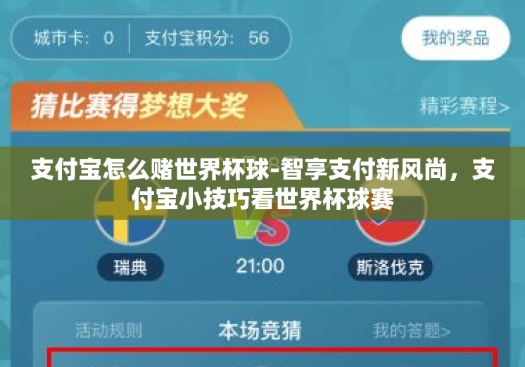 支付宝怎么赌世界杯球-智享支付新风尚，支付宝小技巧看世界杯球赛