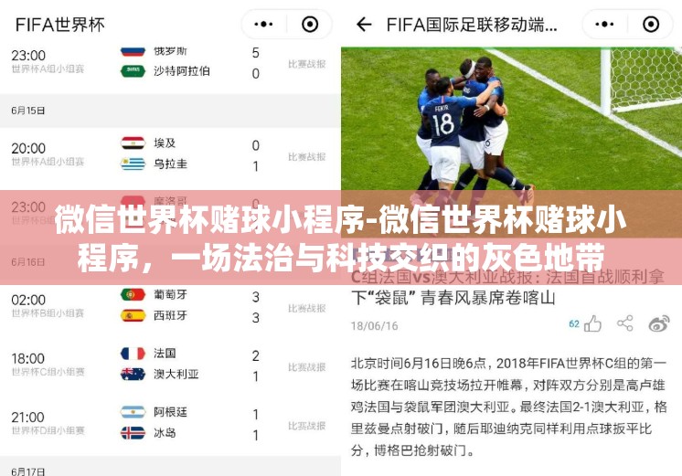微信世界杯赌球小程序-微信世界杯赌球小程序,一场法治与科技交织的灰色地带 微信世界杯赌球小程序-微信世界杯赌球小程序,一场法治与科技交织的灰色地带