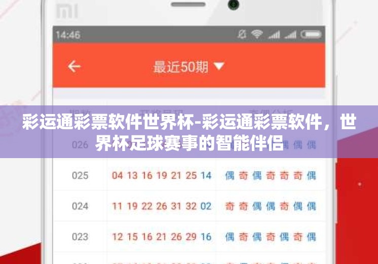 彩运通彩票软件世界杯-彩运通彩票软件,世界杯足球赛事的智能伴侣 彩运通彩票软件世界杯-彩运通彩票软件,世界杯足球赛事的智能伴侣