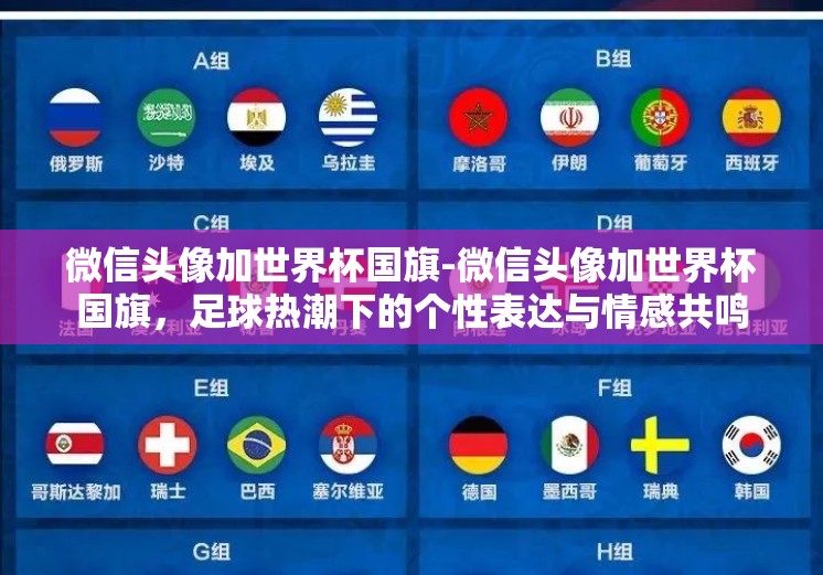 微信头像加世界杯国旗-微信头像加世界杯国旗，足球热潮下的个性表达与情感共鸣