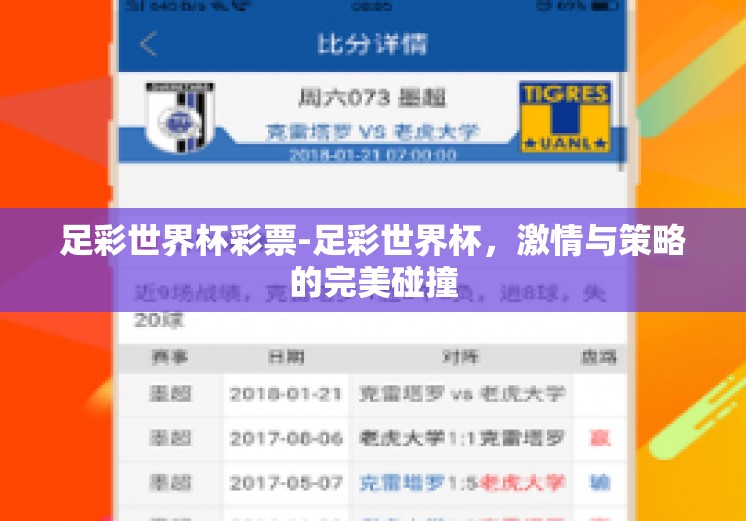 足彩世界杯彩票-足彩世界杯，激情与策略的完美碰撞