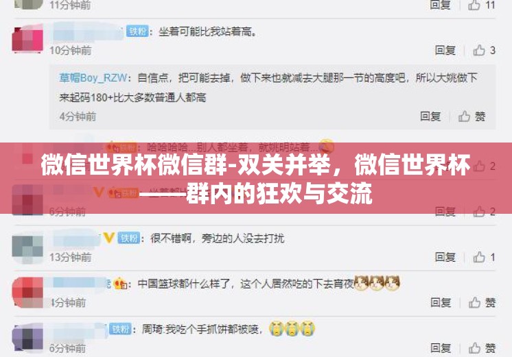 微信世界杯微信群-双关并举，微信世界杯——群内的狂欢与交流