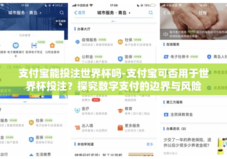 支付宝能投注世界杯吗-支付宝可否用于世界杯投注？探究数字支付的边界与风险