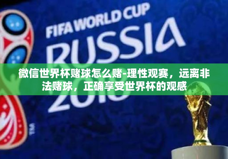 微信世界杯赌球怎么赌-理性观赛，远离非法赌球，正确享受世界杯的观感